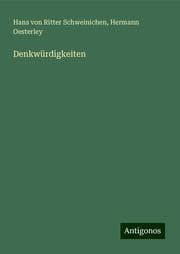 Cover von Denkwürdigkeiten