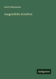 Cover von Ausgewählte Schriften