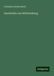 Cover von Geschichte von Württemberg
