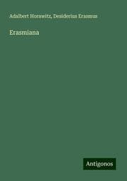 Cover von Erasmiana