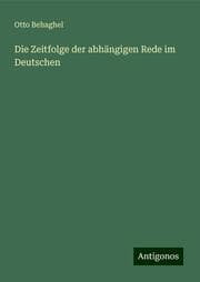 Cover von Die Zeitfolge der abhängigen Rede im Deutschen