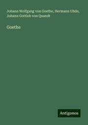 Cover von Goethe