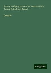 Cover von Goethe