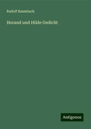 Cover von Horand und Hilde Gedicht