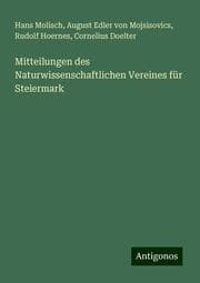 Cover von Mitteilungen des Naturwissenschaftlichen Vereines für Steiermark