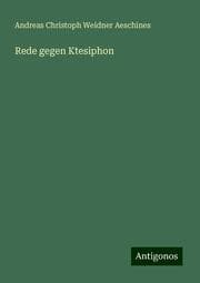 Cover von Rede gegen Ktesiphon