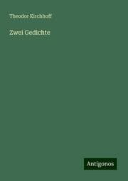Cover von Zwei Gedichte