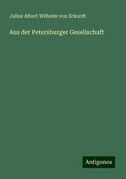 Cover von Aus der Petersburger Gesellschaft