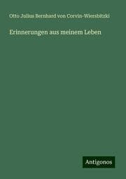 Cover von Erinnerungen aus meinem Leben