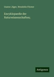 Cover von Encyklopaedie der Naturwissenschaften;