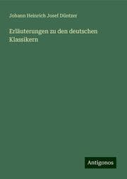 Cover von Erläuterungen zu den deutschen Klassikern
