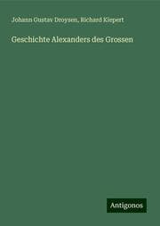 Cover von Geschichte Alexanders des Grossen