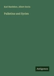 Cover von Palästina und Syrien