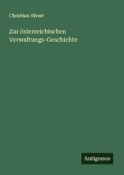 Cover von Zur österreichischen Verwaltungs-Geschichte