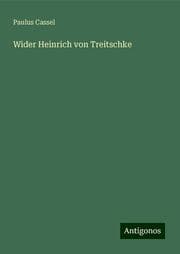 Cover von Wider Heinrich von Treitschke