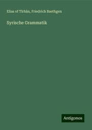 Cover von Syrische Grammatik