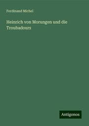 Cover von Heinrich von Morungen und die Troubadours