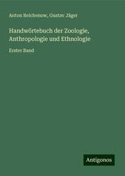 Cover von Handwörtebuch der Zoologie, Anthropologie und Ethnologie