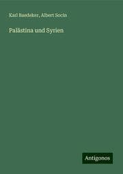 Cover von Palästina und Syrien