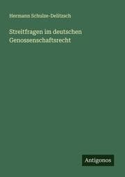 Cover von Streitfragen im deutschen Genossenschaftsrecht