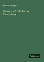 Cover von Beitrag zur Geschichte der Flooventsage