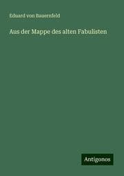 Cover von Aus der Mappe des alten Fabulisten