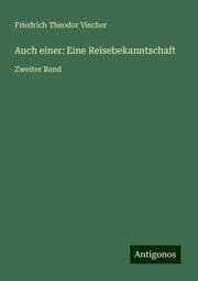 Cover von Auch einer: Eine Reisebekanntschaft