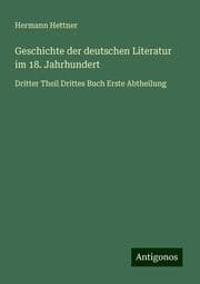 Cover von Geschichte der deutschen Literatur im 18. Jahrhundert