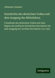 Cover von Geschichte des deutschen Volkes seit dem Ausgang des Mittelalters