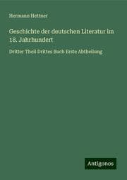Cover von Geschichte der deutschen Literatur im 18. Jahrhundert