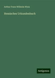 Cover von Hessisches Urkundenbuch
