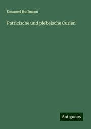 Cover von Patricische und plebeische Curien