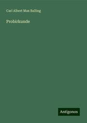 Cover von Probirkunde