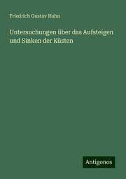 Cover von Untersuchungen über das Aufsteigen und Sinken der Küsten