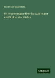 Cover von Untersuchungen über das Aufsteigen und Sinken der Küsten