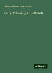 Cover von Aus der Petersburger Gesellschaft