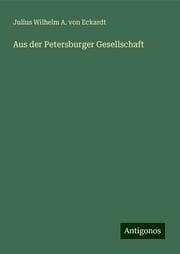 Cover von Aus der Petersburger Gesellschaft