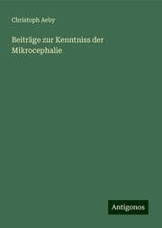 Cover von Beiträge zur Kenntniss der Mikrocephalie