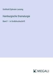Cover von Hamburgische Dramaturgie