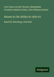 Cover von Reisen in Ost Afrika in 1859-61