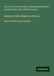 Cover von Reisen in Ost Afrika in 1859-61
