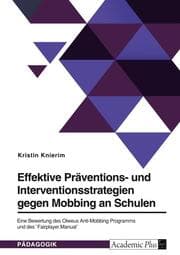 Cover von Effektive Präventions- und Interventionsstrategien gegen Mobbing an Schulen
