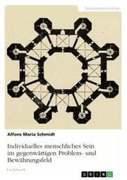 Cover von Individuelles menschliches Sein im gegenwärtigen Problem- und Bewährungsfeld