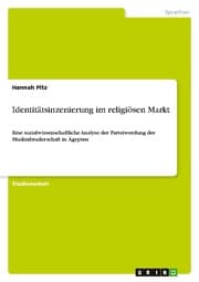 Cover von Identitätsinzenierung im religiösen Markt