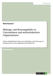 Cover von Bildungs- und Beratungsfelder in Unternehmen und nichtschulischen Organisationen