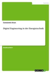 Cover von Digital Engineering in der Energietechnik