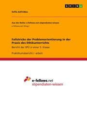 Cover von Fallstricke der Problemorientierung in der Praxis des Ethikunterrichts
