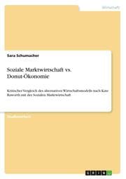 Cover von Soziale Marktwirtschaft vs. Donut-Ökonomie