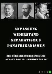 Cover von Anpassung, Widerstand, Separatismus, Panafrikanismus