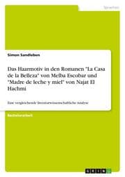 Cover von Das Haarmotiv in den Romanen 'La Casa de la Belleza' von Melba Escobar und 'Madre de leche y miel' von Najat El Hachmi